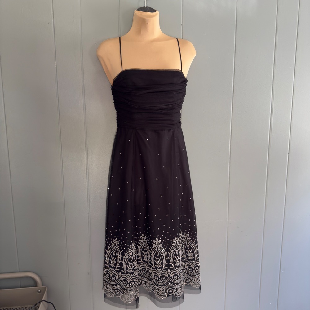 90s Y2K Satin‎ Babydoll Dress HOCO Cocktail Balletcore Whimsygoth Witchy Fairy